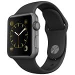 ساعت هوشمند اپل واچ مدل 38mm Space Gray Aluminum Case with Black Sport Band