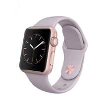 ساعت هوشمند اپل واچ سری 1 مدل 38mm Aluminum Case with Lavender Sport Silicon Band