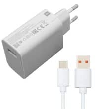 شارژر دیواری شیائومی مدل 33 وات توربو به همراه کابل USB-C