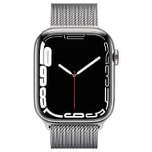 ساعت هوشمند اپل واچ سری 7 مدل 41mm Stainless Steel Case with Milanese Loop Steel Band