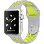 ساعت هوشمند اپل واچ سری 2 مدل Nike Plus 38mm with Silver Volt Silicone Band