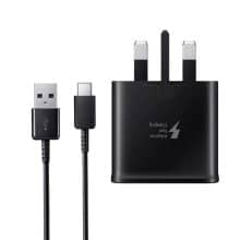 شارژر دیواری سامسونگ مدل EP-TA200CBEGGB به همراه کابل تبدیل USB-C