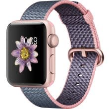 ساعت هوشمند اپل واچ سری 2 مدل 38mm  Rose Gold Aluminum Case with Woven Nylon Band