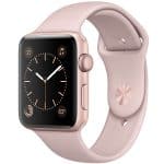 ساعت هوشمند اپل واچ سری 1 مدل 42mm  Rose Gold Case with Pink Sand Silicon Band