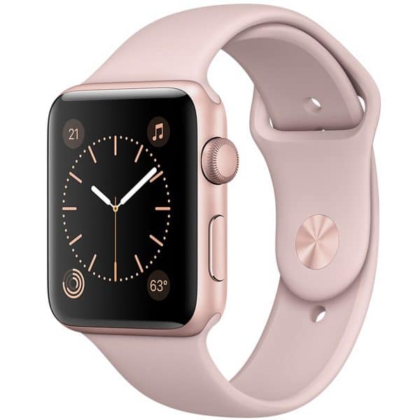 ساعت هوشمند اپل واچ سری 1 مدل 42mm  Rose Gold Case with Pink Sand Silicon Band