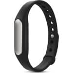 گام شمار شیائومی مشکی مدل Mi Band به همراه بند رنگی