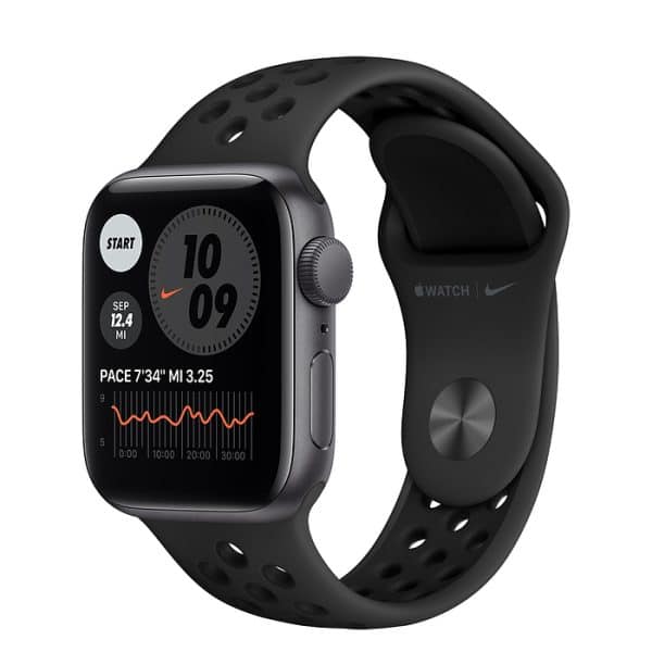 ساعت هوشمند اپل واچ سری SE مدل 40mm Aluminum Cases with Nike Sport silicone Band