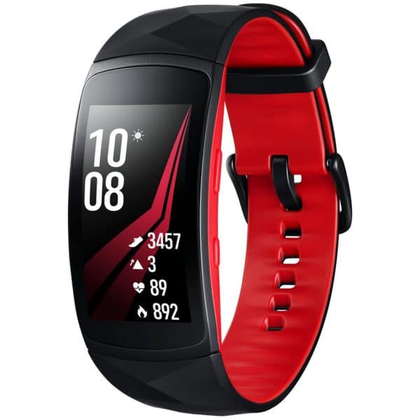 مچ بند هوشمند سامسونگ مدل Gear Fit 2 Pro Red سایز mm 125-165