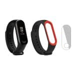 مچ بند هوشمند شیائومی مدل Mi Band 3 به همراه بند سیلیکونی و گلس کد SB