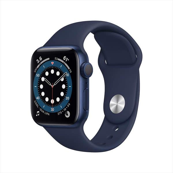 ساعت هوشمند اپل واچ سری 6 مدل 40mm Aluminum Case with  Sport silicone Band