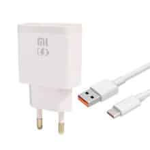 شارژر دیواری شیائومی مدل QUICK CHARGER PLUS به همراه کابل تبدیل USB-C