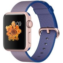 ساعت هوشمند اپل واچ مدل 38mm Rose Gold Aluminium Case With Royal Blue Nylon Band