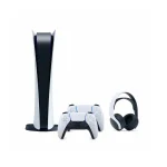 کنسول بازی سونی PlayStation 5 حافظه 825 گیگابایت همراه با یک دسته اضافه و هدست 3D سری 12