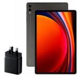 تبلت سامسونگ مدل Galaxy Tab S9 Plus ظرفیت 256 گیگابایت و رم 12 گیگابایت به همراه شارژر 45 وات سامسونگ