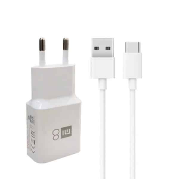 شارژر دیواری شیائومی مدل FAST_PLUS به همراه کابل تبدیل USB_C