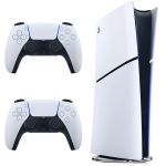 کنسول بازی سونی PlayStation 5 Slim Digital Edition ظرفیت 1 ترابایت همراه با دو دسته اضافه