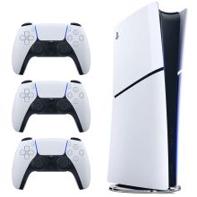 کنسول بازی سونی PlayStation 5 Slim Digital Edition ظرفیت 1 ترابایت همراه با دو دسته اضافه