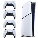 کنسول بازی سونی PlayStation 5 Slim Digital Edition ظرفیت 1 ترابایت همراه با سه دسته اضافه