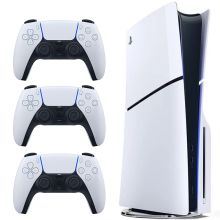 کنسول بازی سونی PlayStation 5 Drive Slim ظرفیت یک ترابایت همراه با دو دسته اضافه