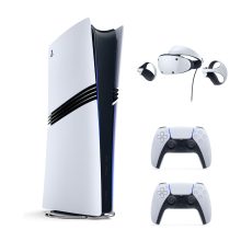 کنسول بازی سونی مدل PlayStation 5 Pro ظرفیت 2 ترابایت به همراه هدست واقعیت مجازی PlayStation VR2 و یک دسته اضافه