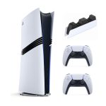 کنسول بازی سونی مدل PlayStation 5 Pro ظرفیت 2 ترابایت به همراه یک دسته اضافه و پایه شارژر